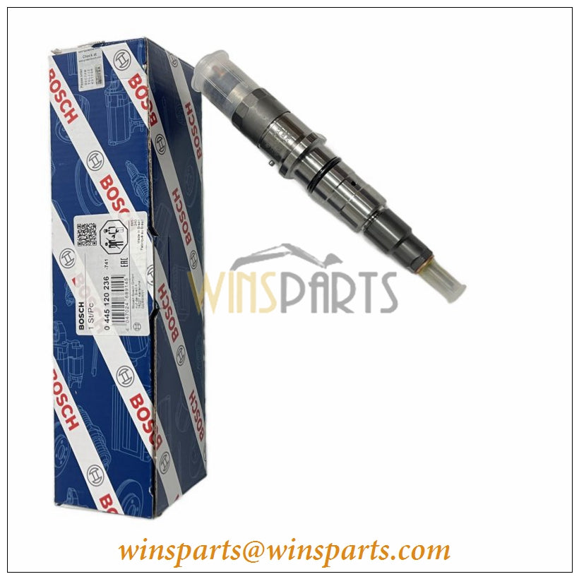 0445120125 BOSCH Common Rail Fuel Injector Cummins Iveco Hyundai diesel engines