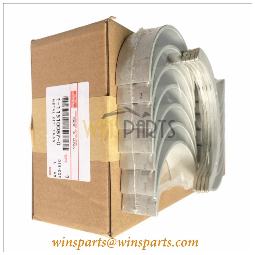 Isuzu 1-11510087-0 1115100870 Main Bearing Set STD 6SD1 Engine 