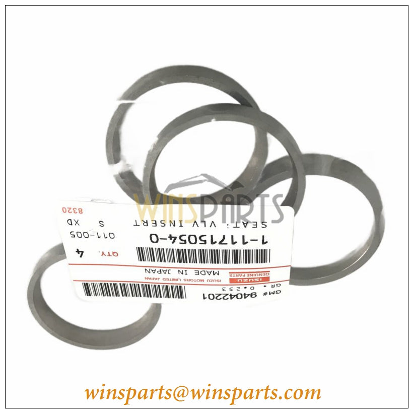 Isuzu 1-11711043-0 1-11715054-0 1117110430 1117150540 Valve Seat Insert Intake 6BG1 Engine 
