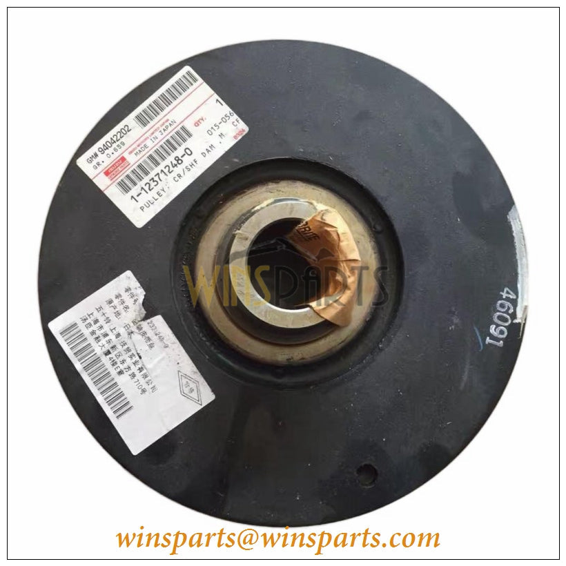 Isuzu 1-12371248-0 1123712480 6BD1 6HE1 PULLEY CRANKSHAFT