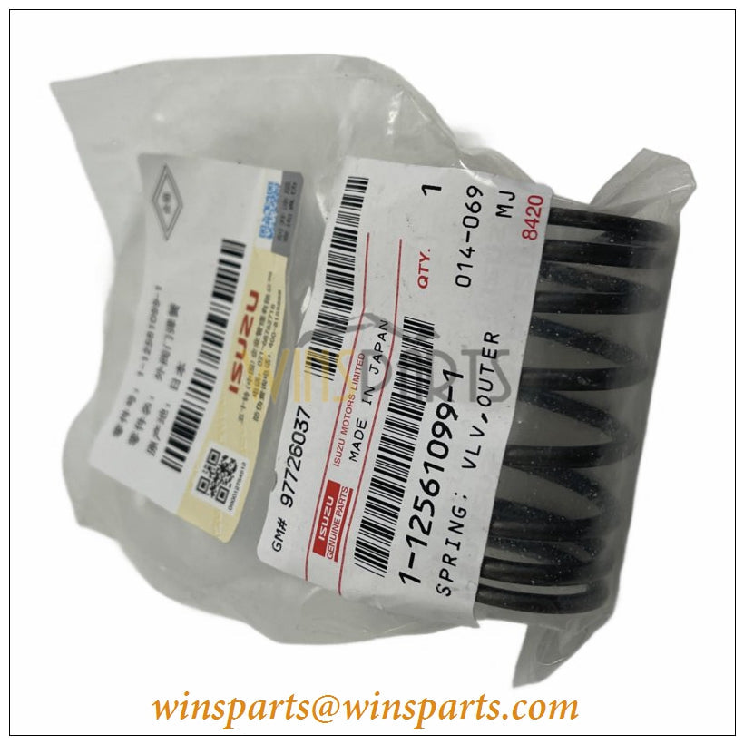 Isuzu 1-12561099-1 1125610991 6HK1 SPRING VALVE