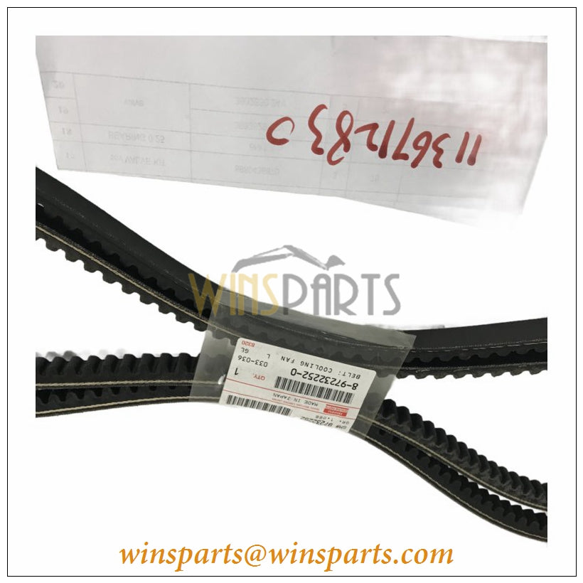 Isuzu 1-13671283-0 1136712830 6HK1 BELT DRIVE V-BELT 