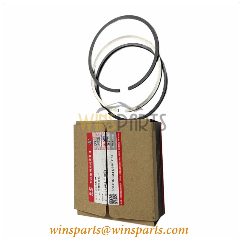 1241748H92 CU3802429 Komatsu Piston Ring Set S6D102 4BT 6BT
