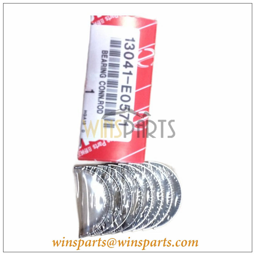 13041-E0580 VH13041E0580 Hino J05e J08e Connecting Rod Bearing Set U S 0.25 Kobelco SK200-8 SK210-8 SK215SR SK235SR SK250-8