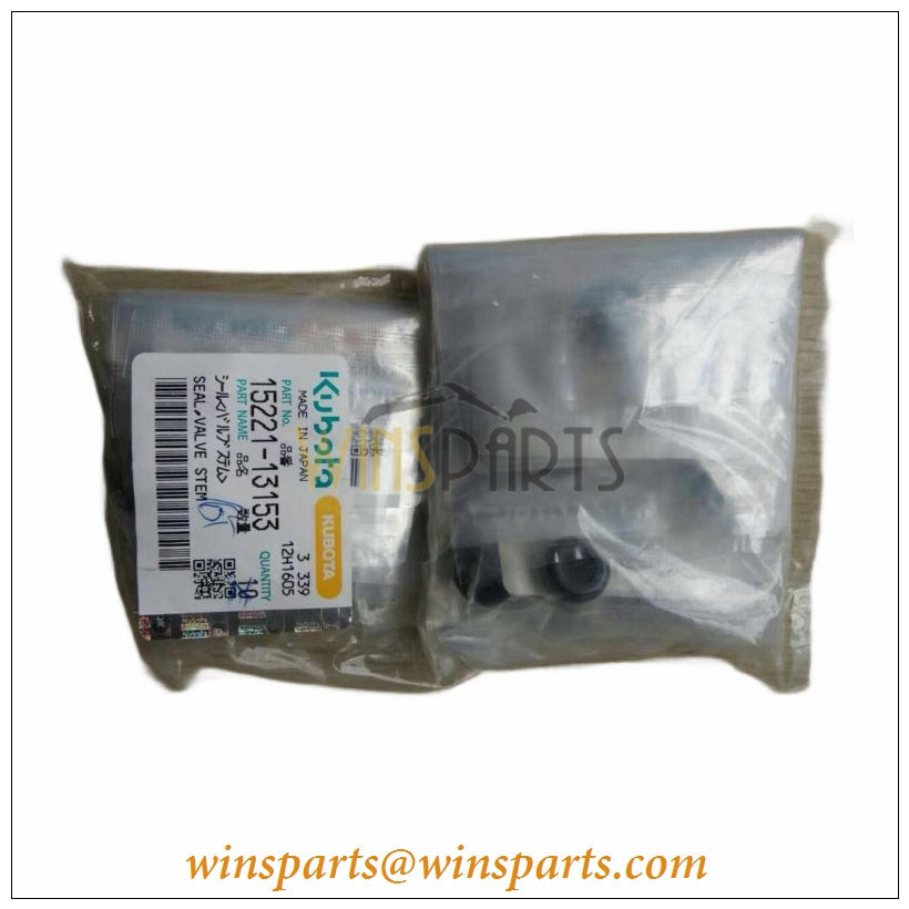 15221-13153 Seal valve stem Kubota KX033-4 KX040-4 KX91-3 KX91-3S