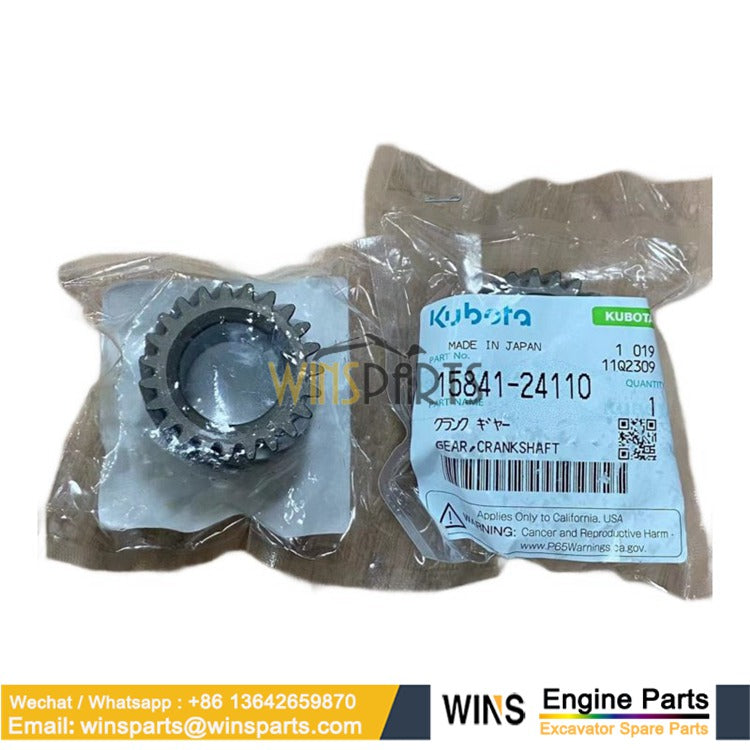 15841-24110 Crankshaft Kubota Z482 D722 G1800 G1900 GF1800