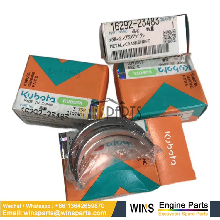16293-23483 Metal Main Bearing STD Kubota V2203-M V2403-M-DI L4310 L4610