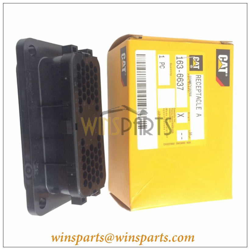 163-6637 1636637 Caterpillar Connector Receptacle Excavators 320D 325D 336D 349D 374D 390D 