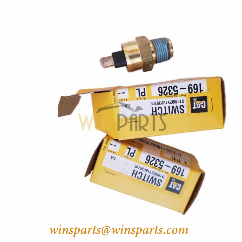 169-5326 1695326 Caterpillar Temperature Switch Fuel Injection Timing Water Temp Engines 3054 3056 C7.1 Excavators 320D2Asphalt Pavers AP-300D AP-650B