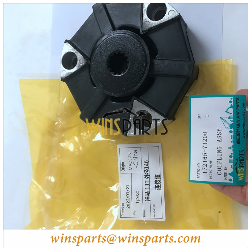 172165-71200 17216571200 Hydraulikpumpenkupplung Yanmar B37-2