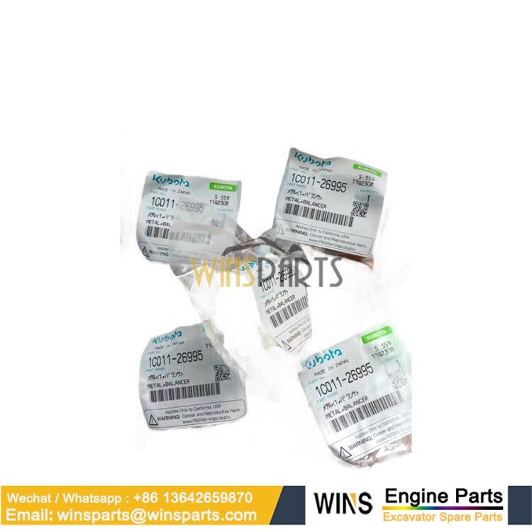 1C011-26995 METAL,BALANCER Kubota V1100 V1200 D850 D950 Engines