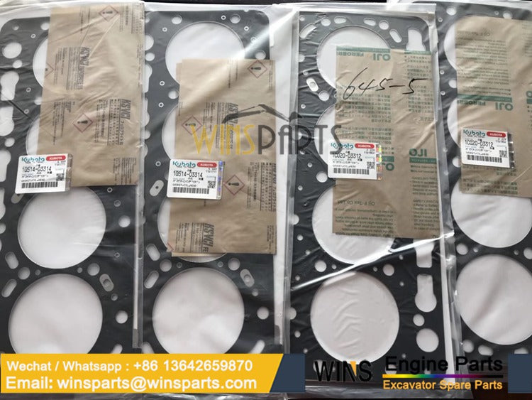 1C020-03312 1G514-03314 Gasket Cylinder Head Kubota V3300 V3300-DI M8200 M9000