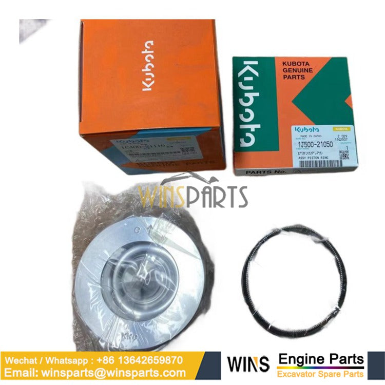 1C400-21110 1J500-21050 Piston Standard Kubota V3800-DI-T M105S M108S KX080-3