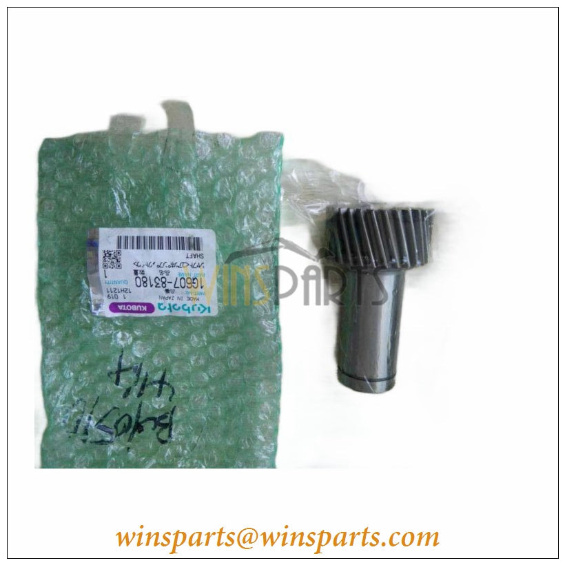 1G607-83180 Shaft Idle Gear Kubota V2203-M V2403-M D1703-M D1803-M Engines