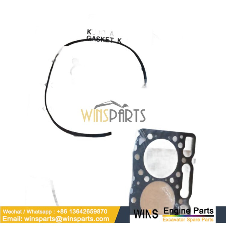 1G993-99354 Upper Gasket Kit Kubota D1105-E3B D1105-E4B Engines