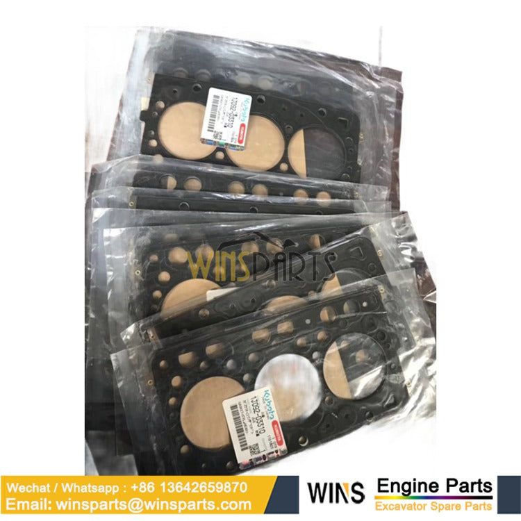 1J092-03310 Gasket Cylinder Head Kubota D722-E4B G2160 ZD1011 GR2110