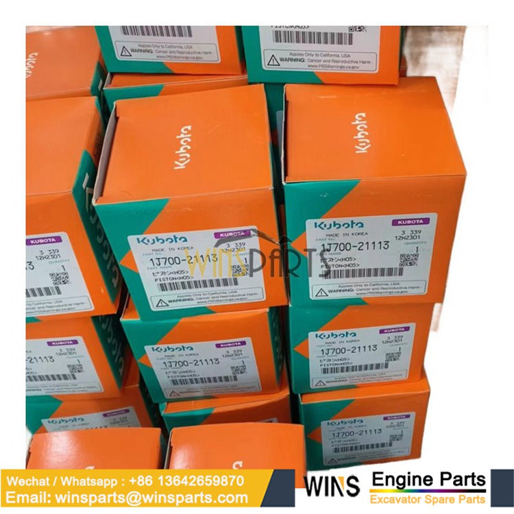 1J700-21113 Piston Standard Kubota V3800-CR-TE4 SVL90-2 SSV75