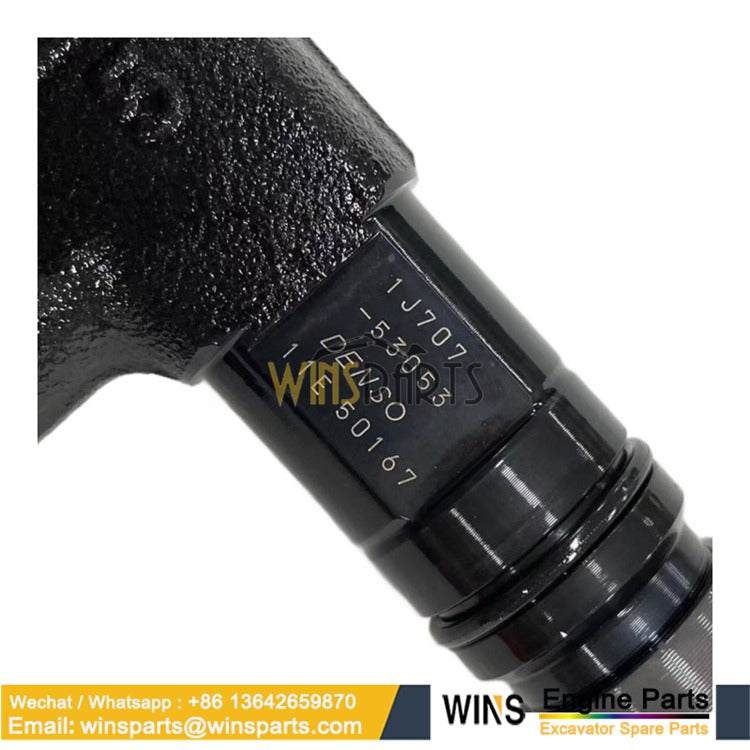 1J707-53053 Fuel Injector Assy Kubota V3307T KX080-4 V3307