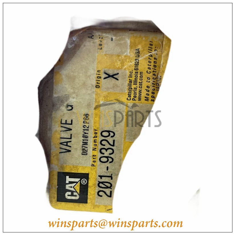 201-9329 2019329 Caterpillar Check Valve Hydraulic Return 320C 320D 320D L 320D2 323D L
