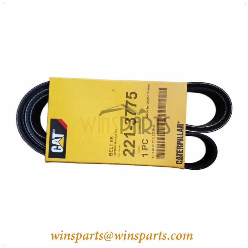 221-3775 2213775 Caterpillar Serpentine Belt 8 Rib 345C 345D 349D C13 W345C MH