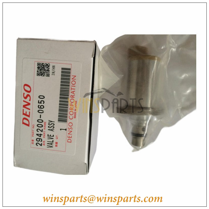 294200-0650 DENSO Suction Control Valve (SCV) for Common Rail Pump Isuzu 6HK1 Hitachi Hino J05E J08E engines