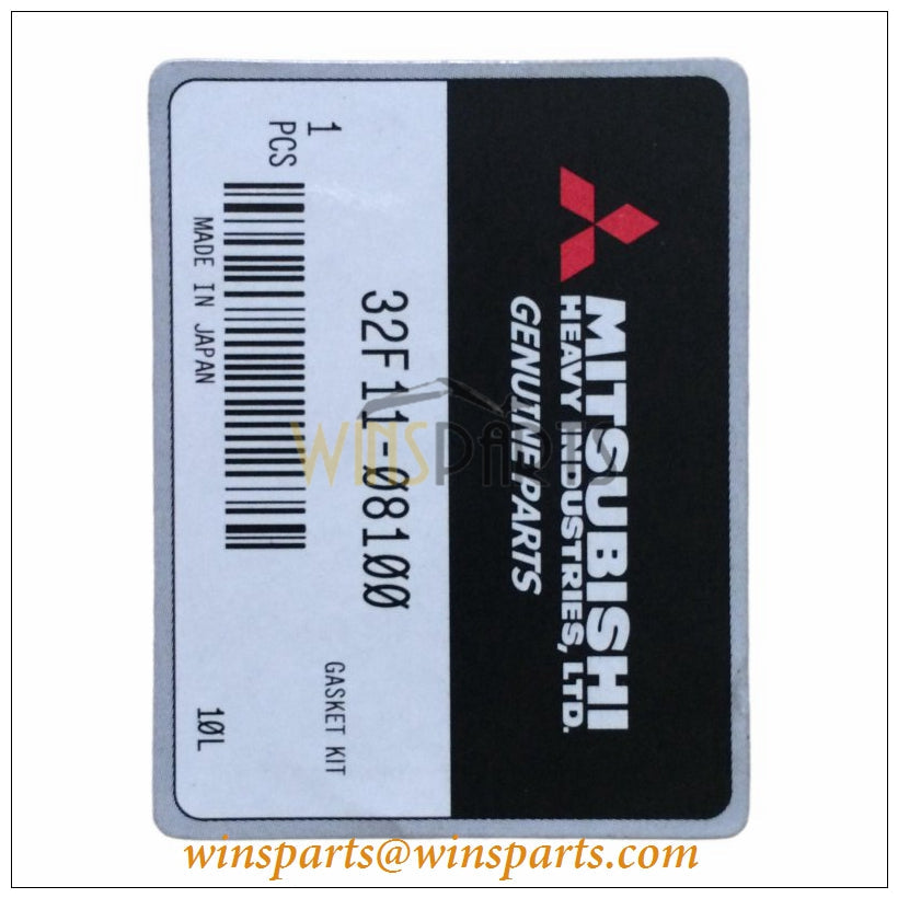 32F11-08100 C6 Mitsubishi Overhaul Gasket Kit C6.4 C6 E320D E323D 320DL 