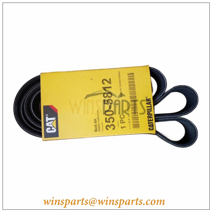 350-5812 3505812 Caterpillar Serpentine Belt 2328mm 390D 390D L 390F various C13 C15 engines