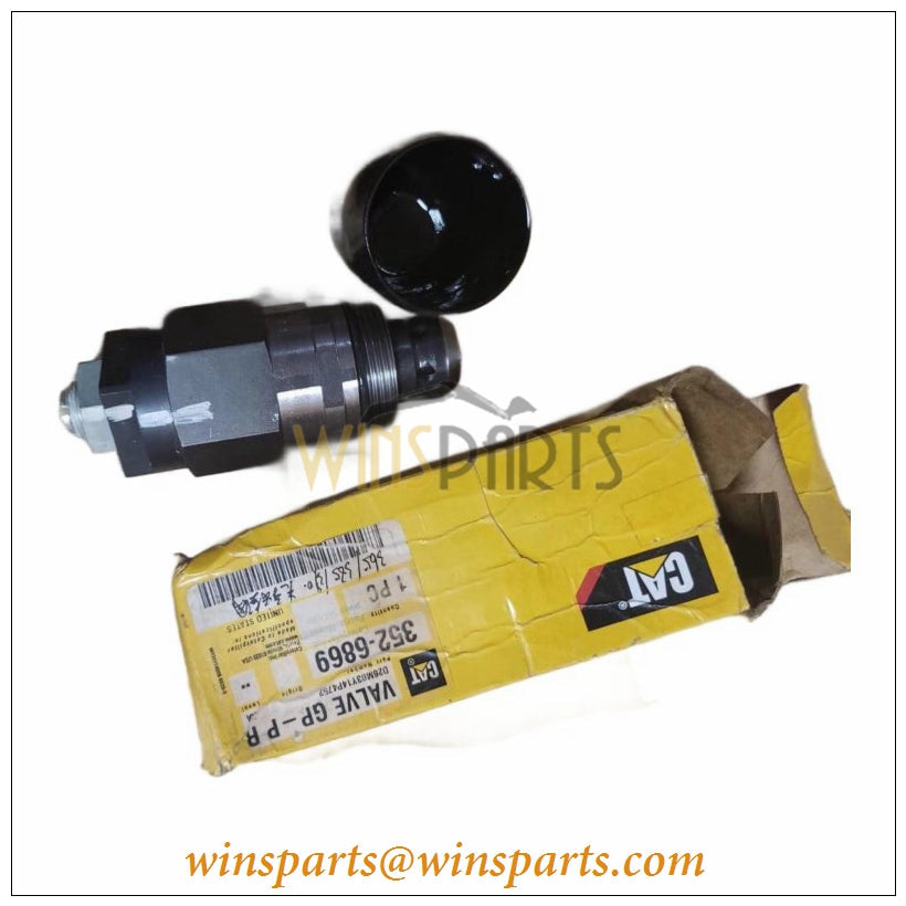 352-6869 3526869 Caterpillar Pilot Operated Relief Valve 325D 365C 385C 390D C15 engine