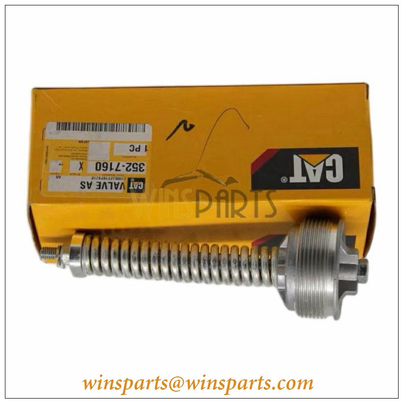 352-7160 3527160 Caterpillar Hydraulic Check Valve Cooler Bypass 330D 345D 349D C9 engine