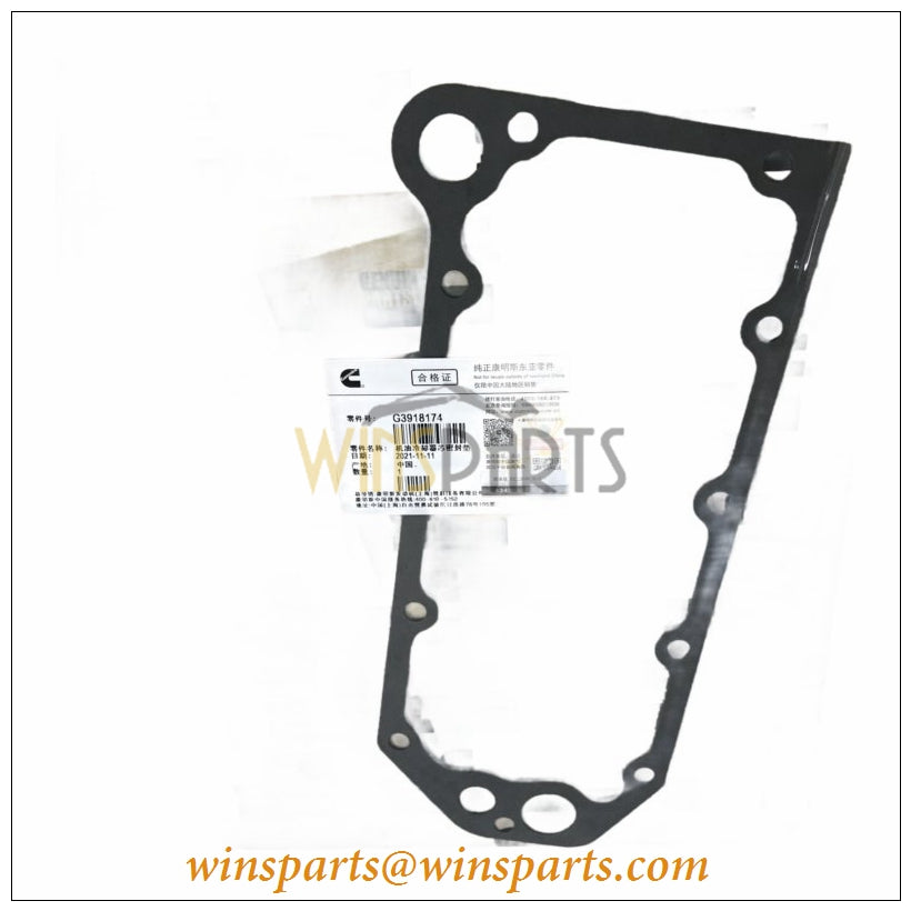 3918174 Cummins Oil Cooler Core Gasket 6CT ISC ISLe 6C
