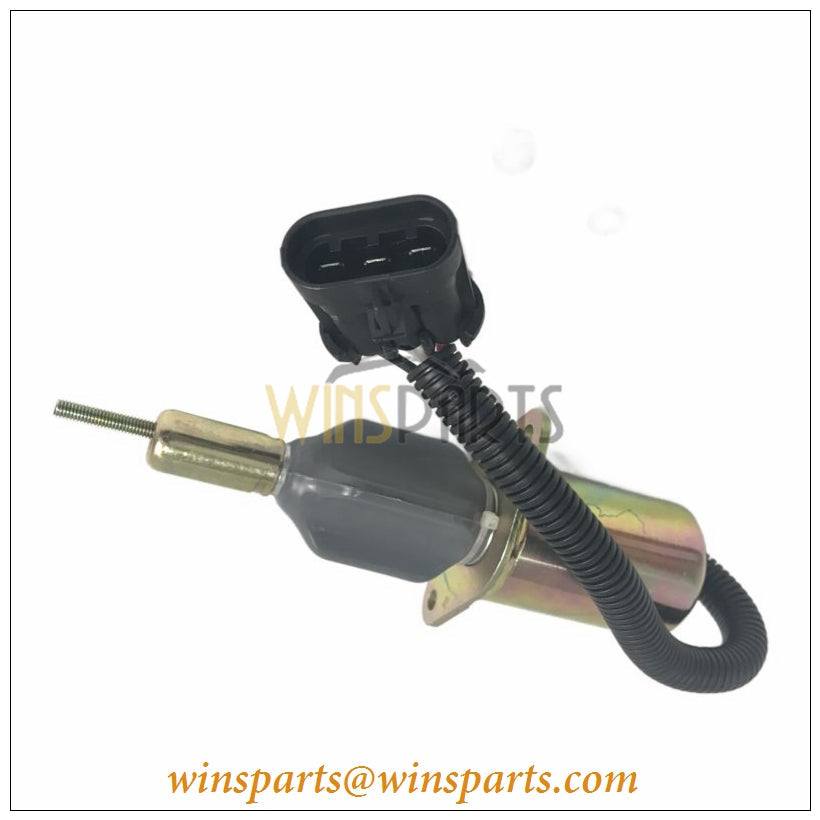3939019 Cummins Fuel Pump Solenoid 24V Shutoff Solenoid B5.9L C8.3L 6CT Tier 2