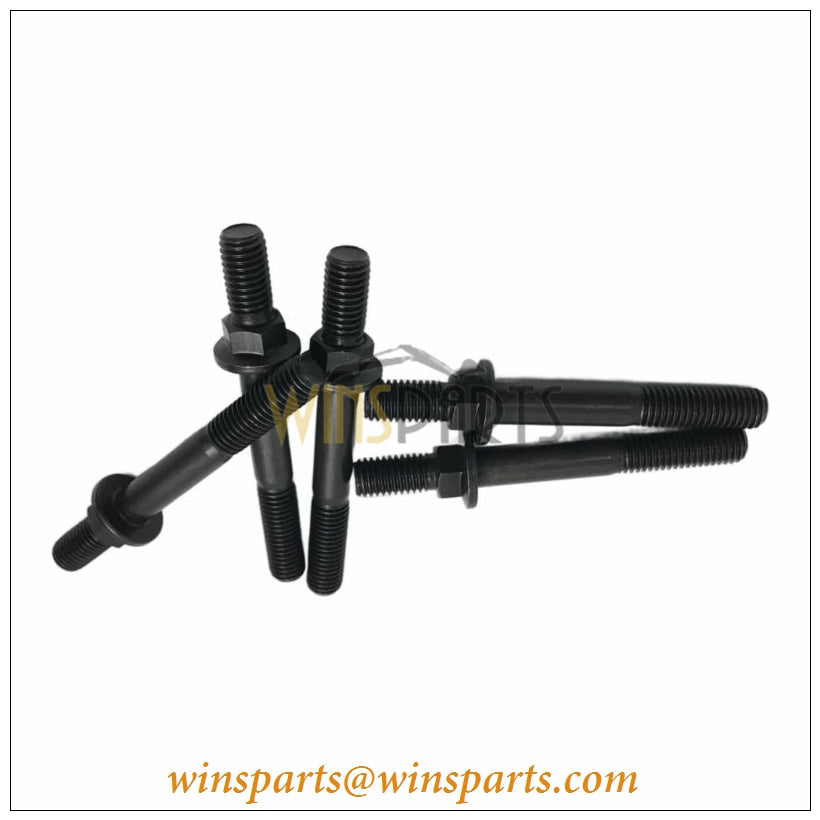 3944655 Cummins Studded Flange Cap Screw Exhaust Manifold Bolt B5.9L ISB 5.9L QSB 6.7L BS3 
