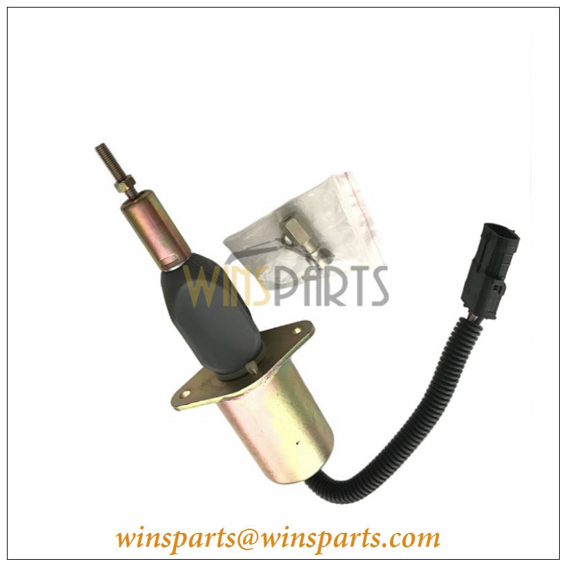 3958160 Cummins Fuel Pump Solenoid Shutoff Solenoid B5.9L C8.3L ISC Tier 2 Tier 3