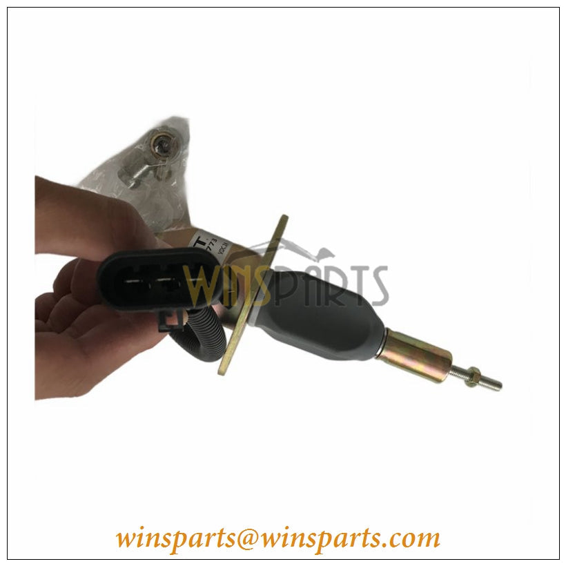 3990773 Cummins Fuel Pump Solenoid 24V Shutoff Stop Solenoid 6C 6CT 8.3L Tier 1 Non-Certified