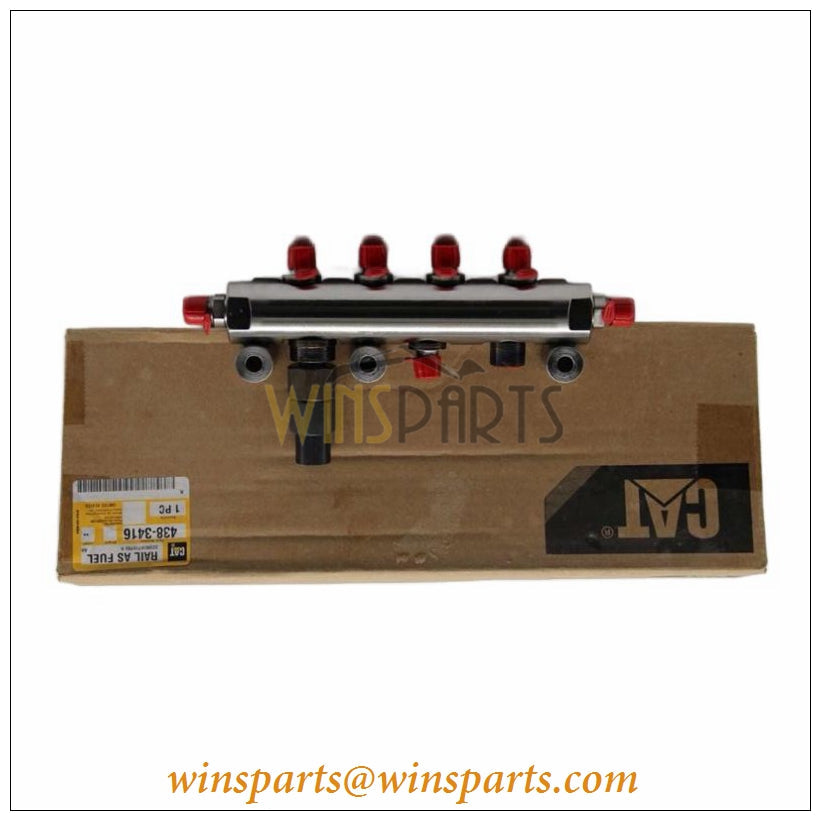 438-3416 4383416 Caterpillar Fuel Rail Assembly C6.4/C6.6 320D 323D M318D M322D 938H