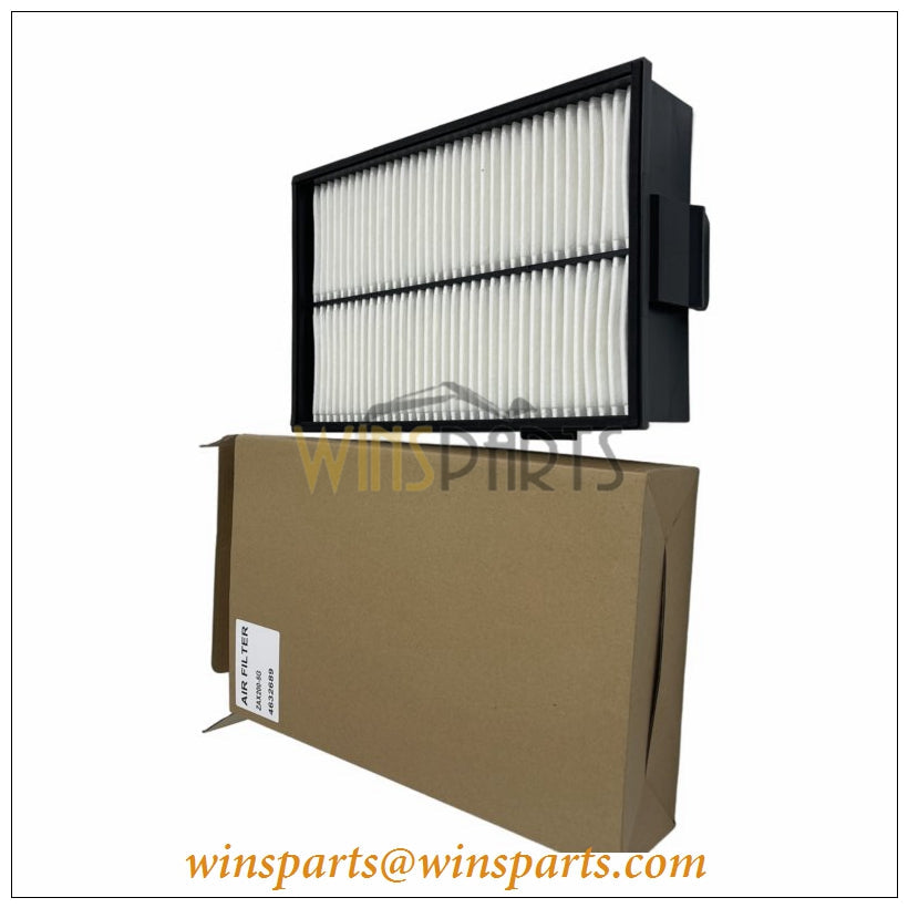 4632689 ZX200-5G Cab Air Filter Heater A C Filter Hitachi ZX200-3 ZX210-3 ZX240-3 ZX270-3