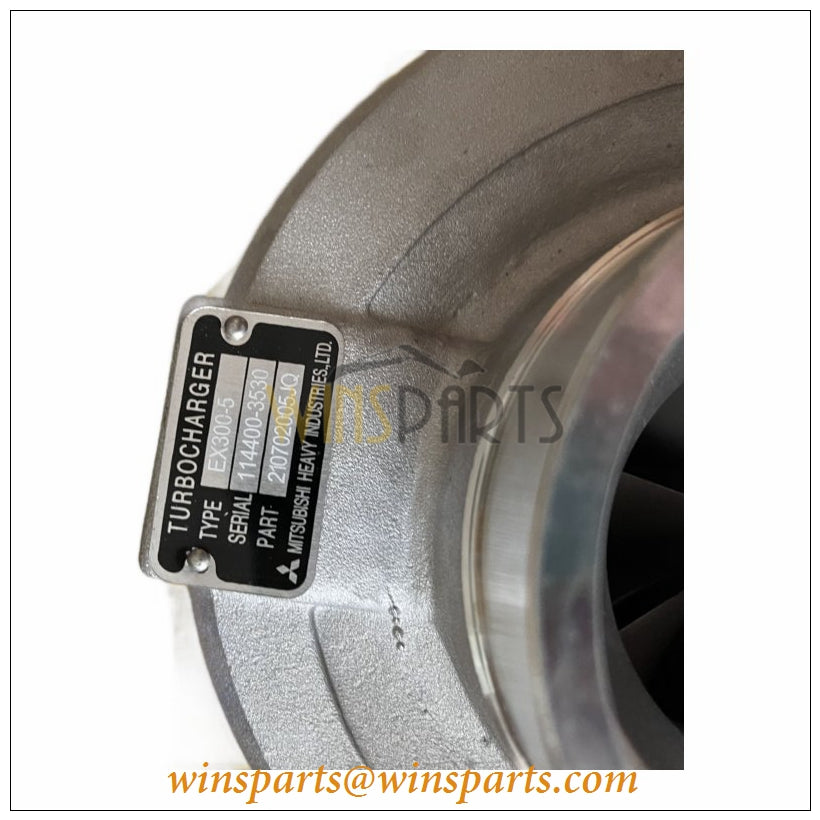 49185-01031 Mitsubishi 6D34T 6D34 TE06H-16M Turbocharger Kobelco SK200 SK210-6E