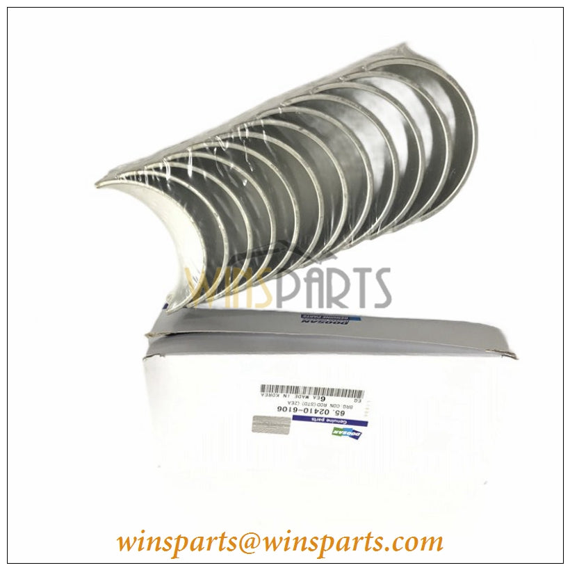 65.01110-6055 Komatsu DOOSAN ENGINE MAIN BEARING Doosan DE12 D2366 D1146