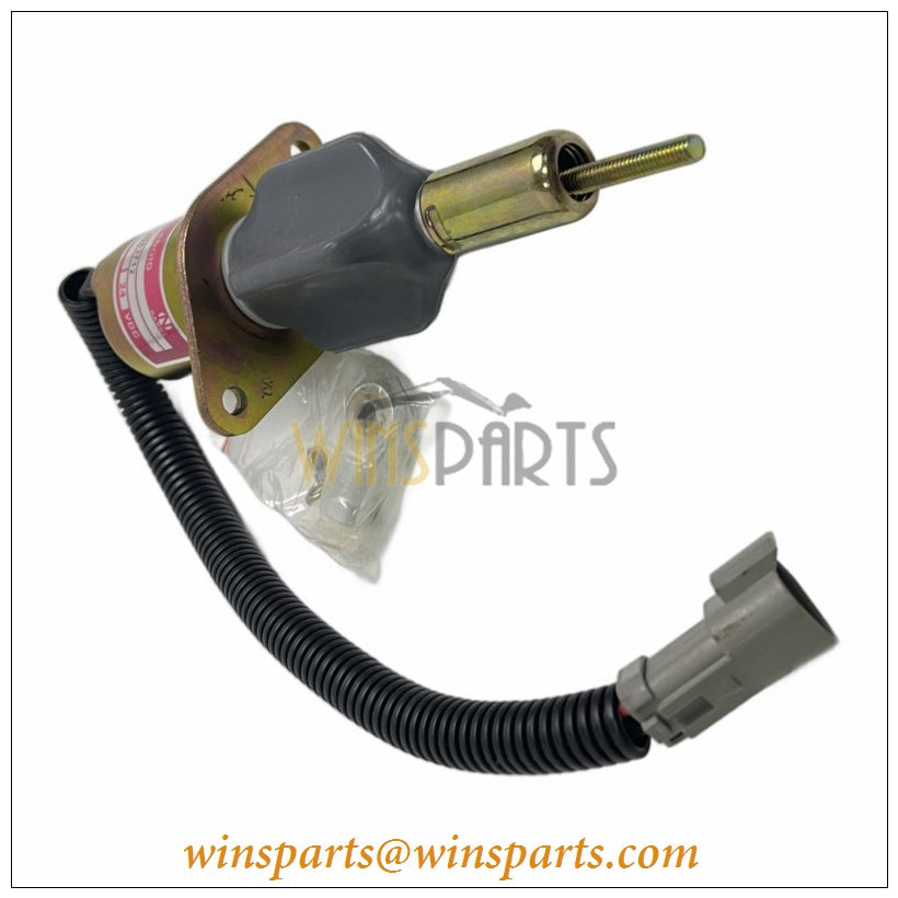 6743-81-9141 Komatsu Fuel Shut Off Stop Solenoid PC300-7 PC350-7
