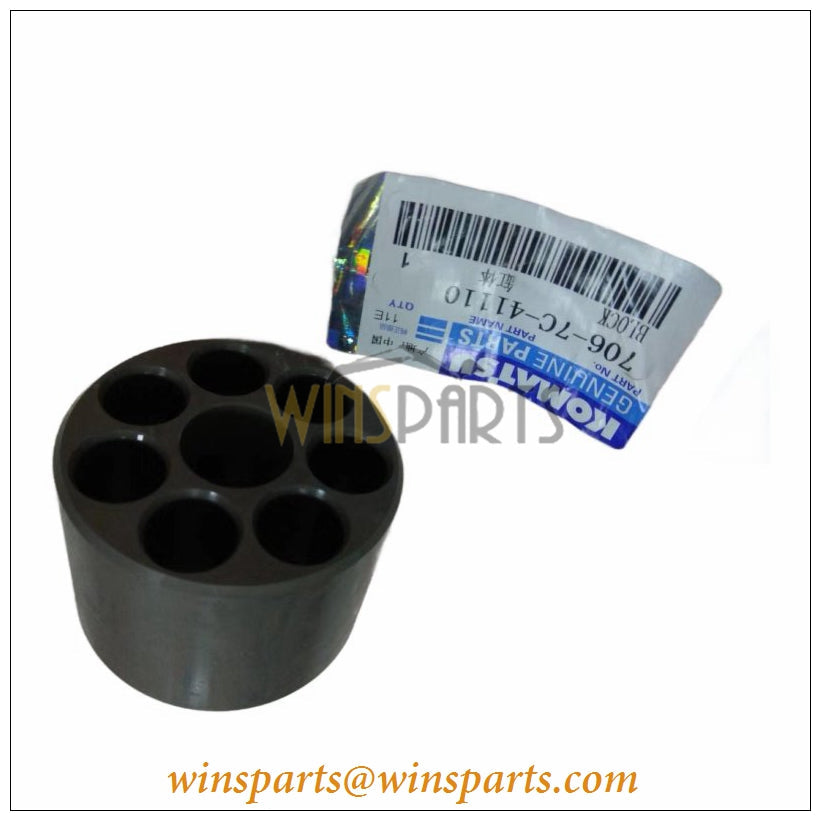 706-7C-41110 Komatsu Swing Motor Cylinder Block PC100-6 PC120-6