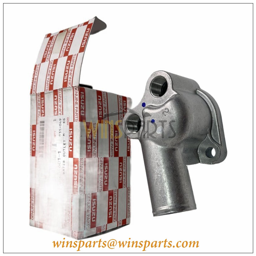 Isuzu 8-94254601-1 8942546011 4JG2 Engine Water Outlet Pipe Thermostat Housing