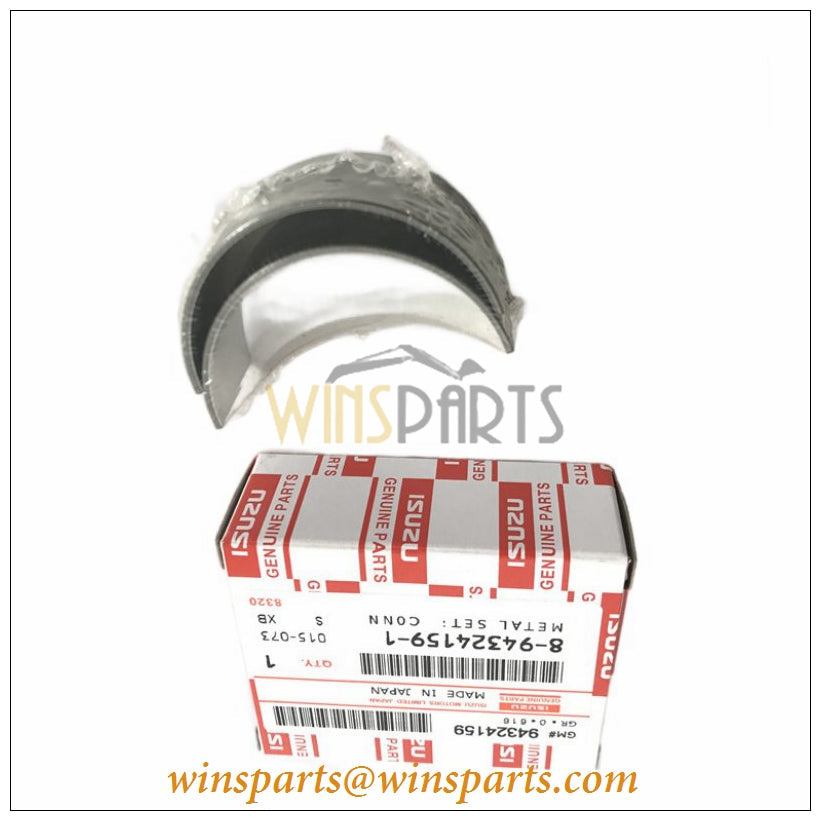Isuzu 8-94324159-1 8943241591 4JB1 4JG1 Engine Connecting Rod Bearing Set