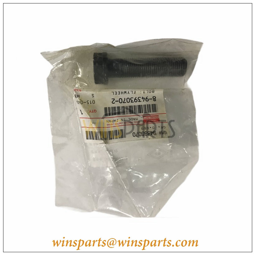 Isuzu 8-94393070-2 8943930702 4HK1 6HK1 Engine Flywheel Bolt