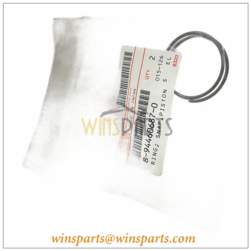 Isuzu 8-94460687-0 8944606870 4JB1 4JG1 Engine Piston Pin Snap Ring