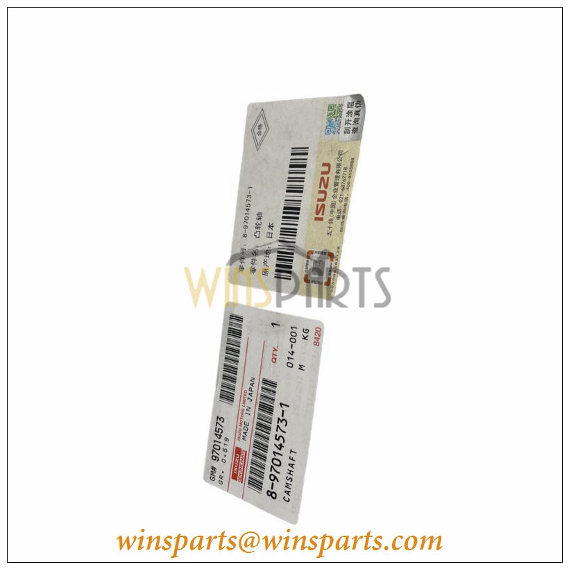 Isuzu 8-97014573-1 8970145731 8970145731 8970145731 4BD1 4BG1 Engine Camshaft