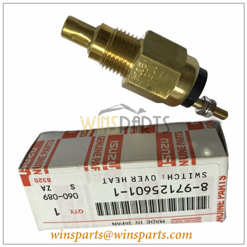 Isuzu 8-97125601-0 8971256010 4BD1 4BG1 6BG1 Engine Overheat Warning Switch
