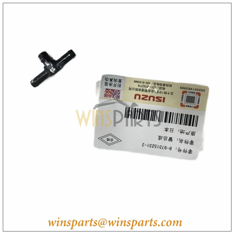 Isuzu 8-97315231-2 8973152312 4JJ1 Engine Injector Leak-Off Pipe Return Pipe
