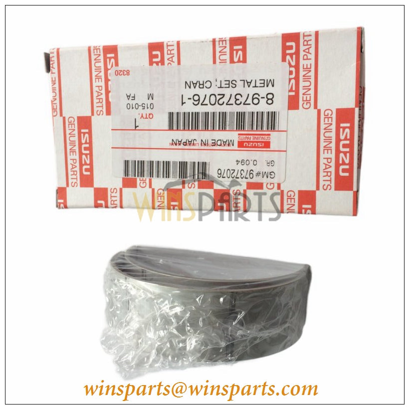 Isuzu 8-97372076-1 8973720761 4HK1 6HK1 Crankshaft Main Bearing Set STD 