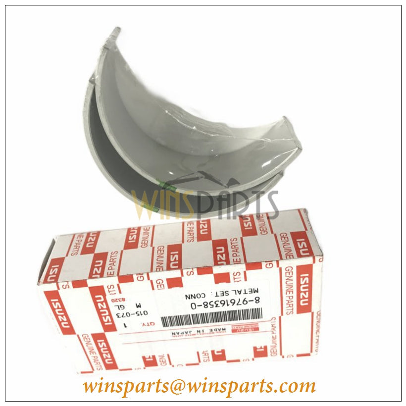 Isuzu 8-97372077-2 8973720772 4HK1 6HK1 Crankshaft Main Bearing Set STD 