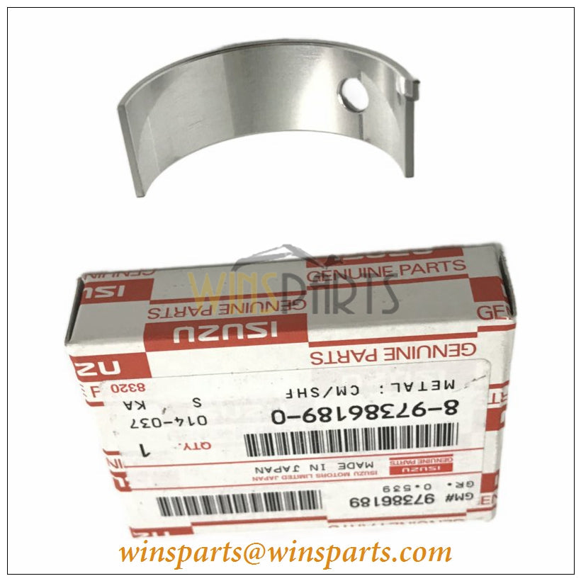 Isuzu 8-97386-189-0 8973861890 4HK1 6HK1 Camshaft Bearing Set Metal 